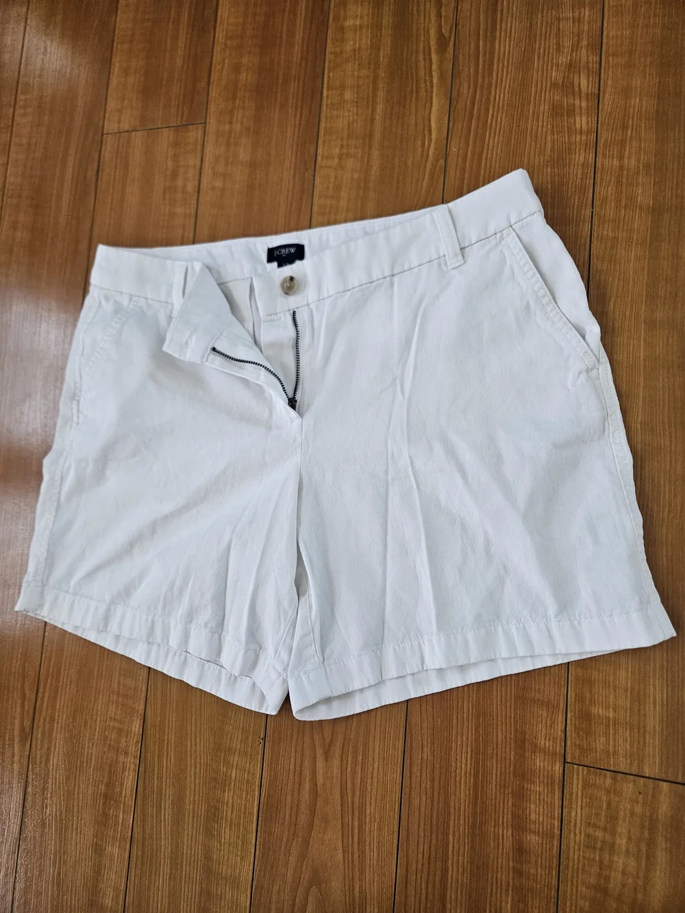 J. Crew white shorts